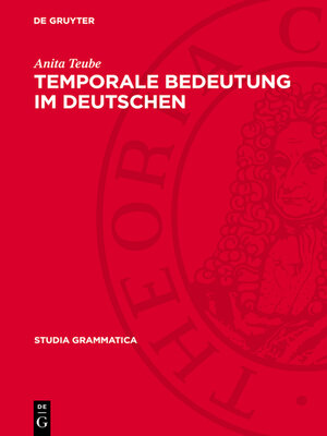 cover image of Temporale Bedeutung im Deutschen